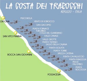 Mappa dei Trabocchi
